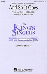 And So It Goes SATB choral sheet music cover